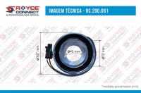 MAGNETICO DO COMPRESSOR SANDEN 7H15 12 VOLTS POLIA 152MM - 200061