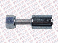 CONEXAO RETA FEMEA 8MM O'RING ALUMINIO COM CLIP - 450006