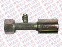 CONEXAO RETA FEMEA 10MM COM VALVULA R12 O'RING ACO - 450233