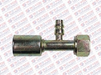 CONEXAO RETA FEMEA ACO 10MM O´RING COM VALVULA DE SERVICO R134A - 450242