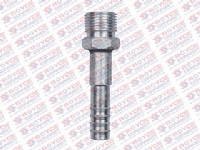 CONEXÃO MACHO FIXO 10MM RETA O,RING ALUMINIO SEM CLIP - 450283