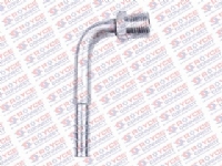 CONEXAO MACHO FIXO 8MM 90º O´RING ALUMINIO SEM CLIP - 450288