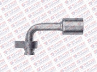 CONEXÃO RADIAL 90º BLOCK FITING ALUMINIO S / ENGATE DO COMPRESSOR 10MM - 450327