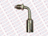 CONEXAO 90º MACHO GIRATORIA ACO 6MM O'RING COM CLIP - 450330