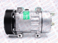 COMPRESSOR 7H15 PARAFUSO PASSANTE 24V. DESCARGA / SUCÇÃO TRASEIRA O´RING POLIA 8PK 136MM - 600115