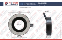 MAGNETICO ORIGINAL DO COMPRESSOR MAHLE FIAT TORO / ARGO / CRONOS / MOBI / UNO JEEP RENEGADE DIESEL / COMPASS DIESEL - 200161